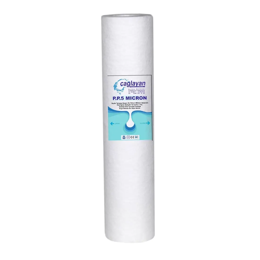 Su Arıtma Cihazı 5 Mikron Spun Filtre